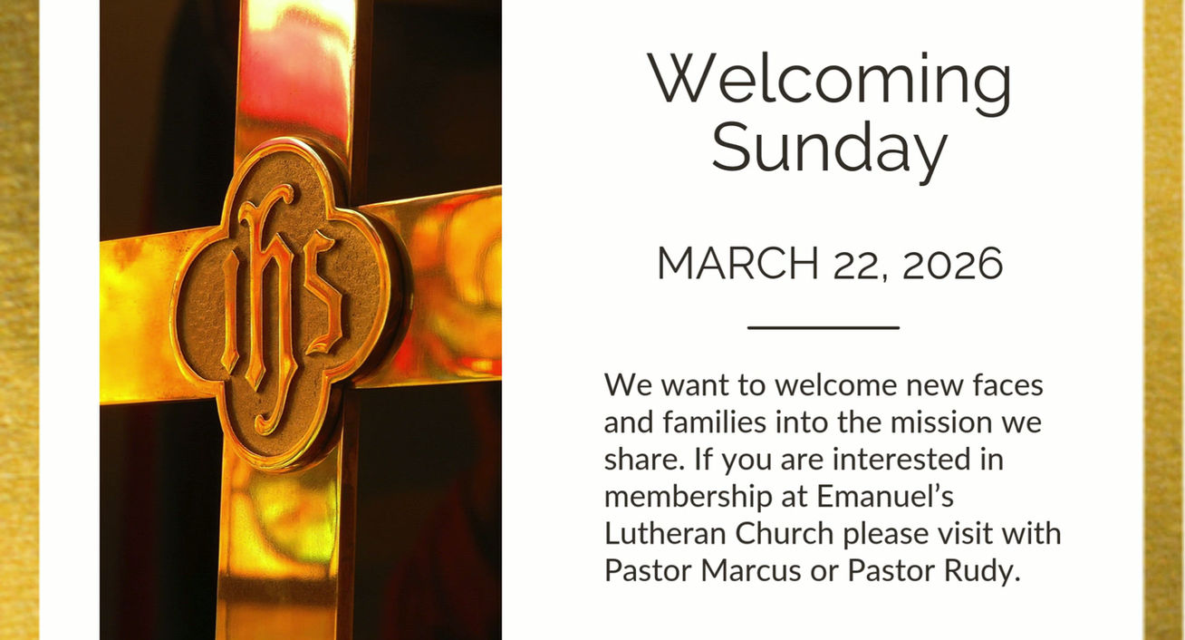 March 15, 2026 Announcements